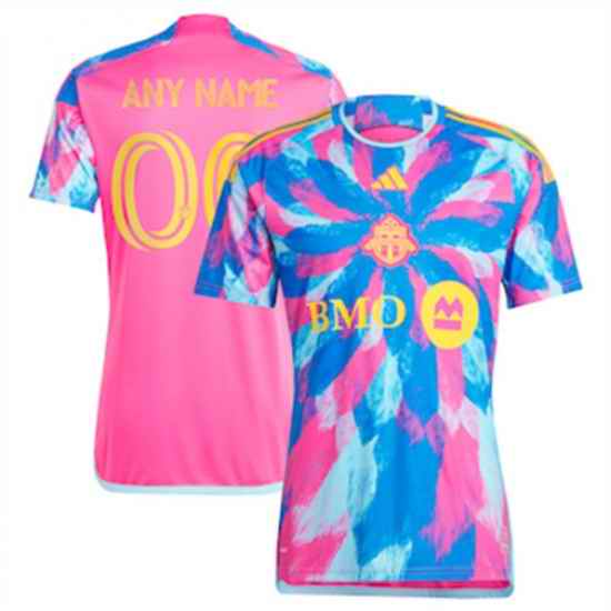 Men Toronto FC Custom 2023 24 Third Replica Pink